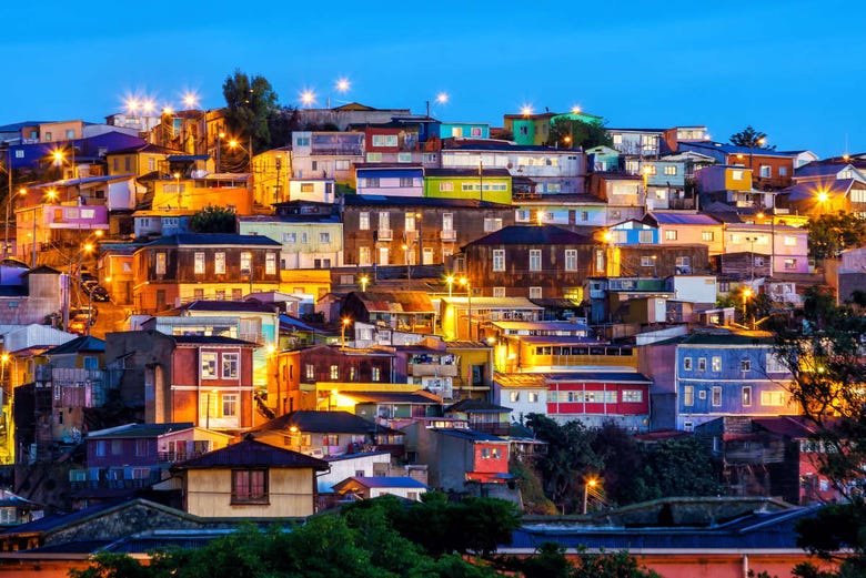 Valparaíso à noite