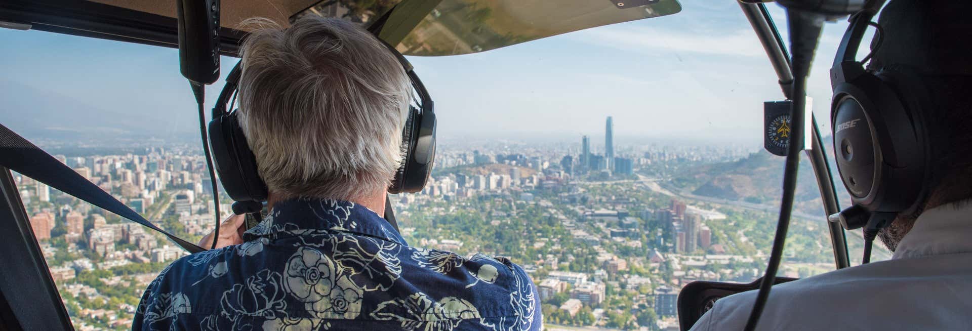 Paseo en helicóptero por Santiago de Chile