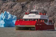 Giro in barca sul lago Grey con visita alla spiaggia e al ghiacciaio