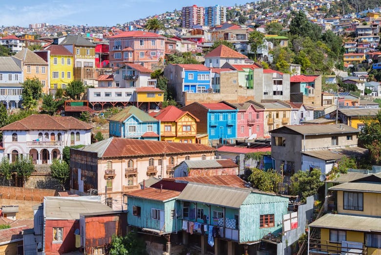 The emblematic hills of Valparaiso