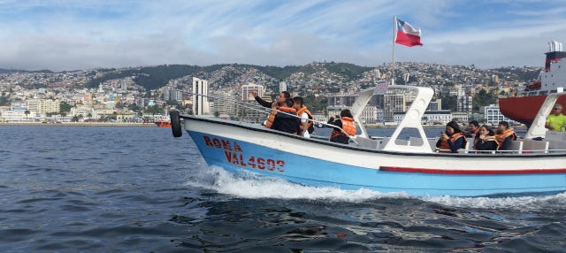 Paseo en barco por Valparaíso