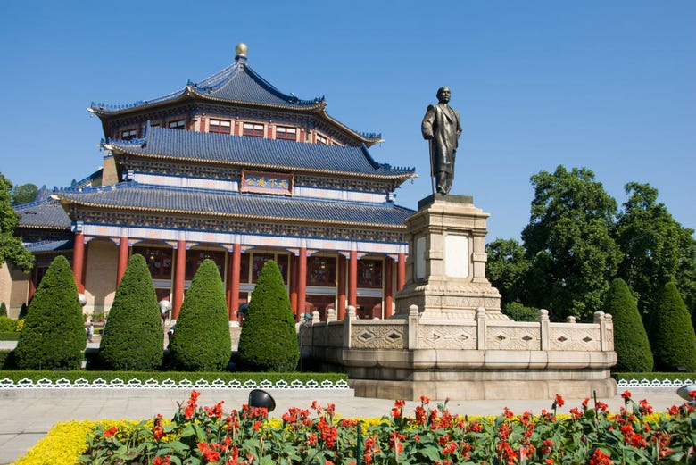 Memorial e estátua de Sun Yat-sen