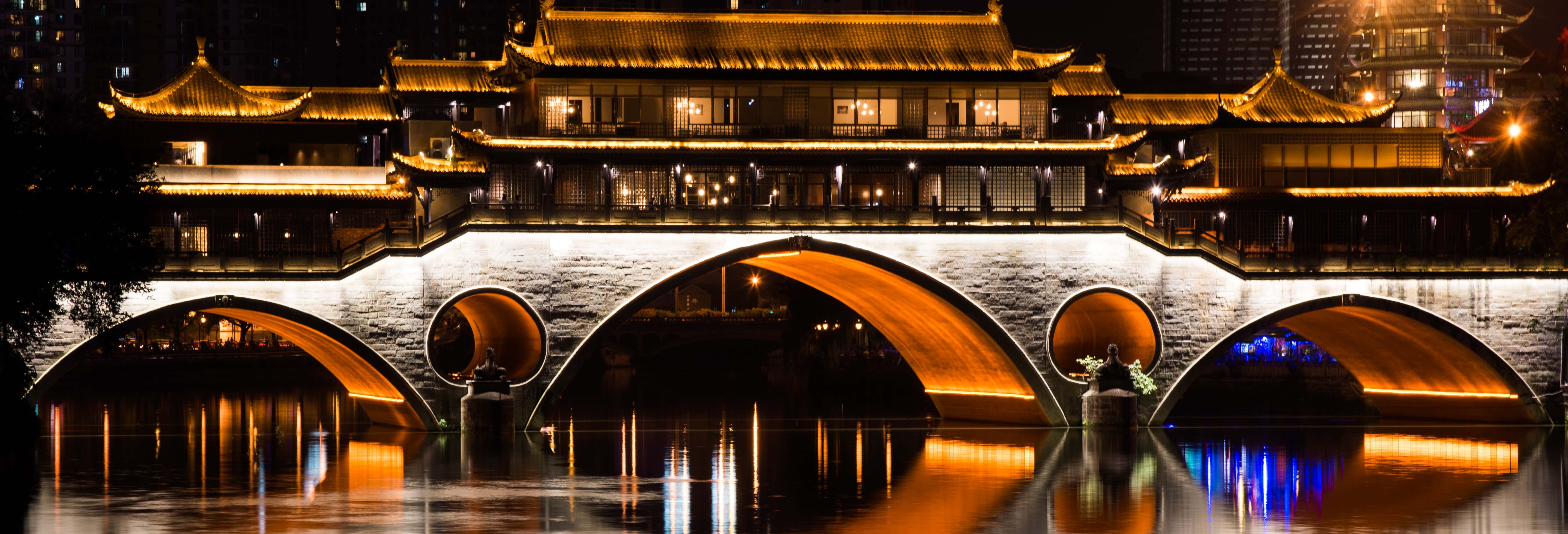 Tour nocturno por Chengdú