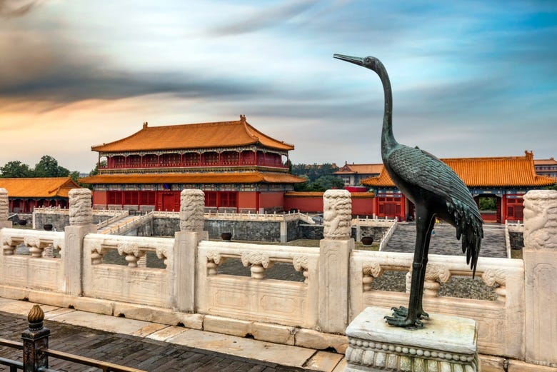 Views over Beijing's Forbidden City