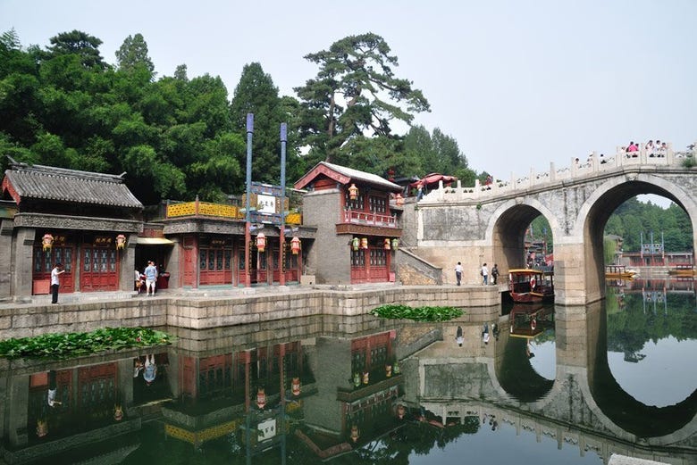 Rua Suzhou no Palácio de Verão