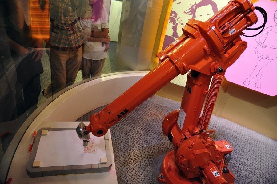Chine - Musée des Sciences et de la Technologie de Shanghai Museo-ciencia-tecnologia-shanghai-robot-pintor