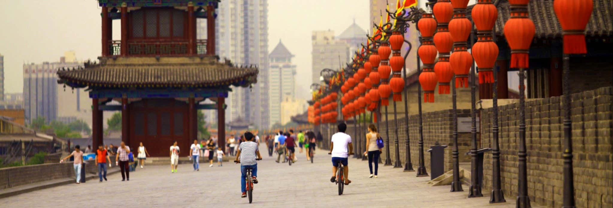 Tour delle mura di Xi'an in bicicletta