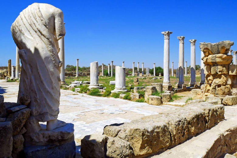 Ancient Greek and Roman city of Salamis