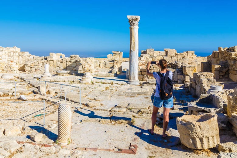 Visiting the site of Kourion