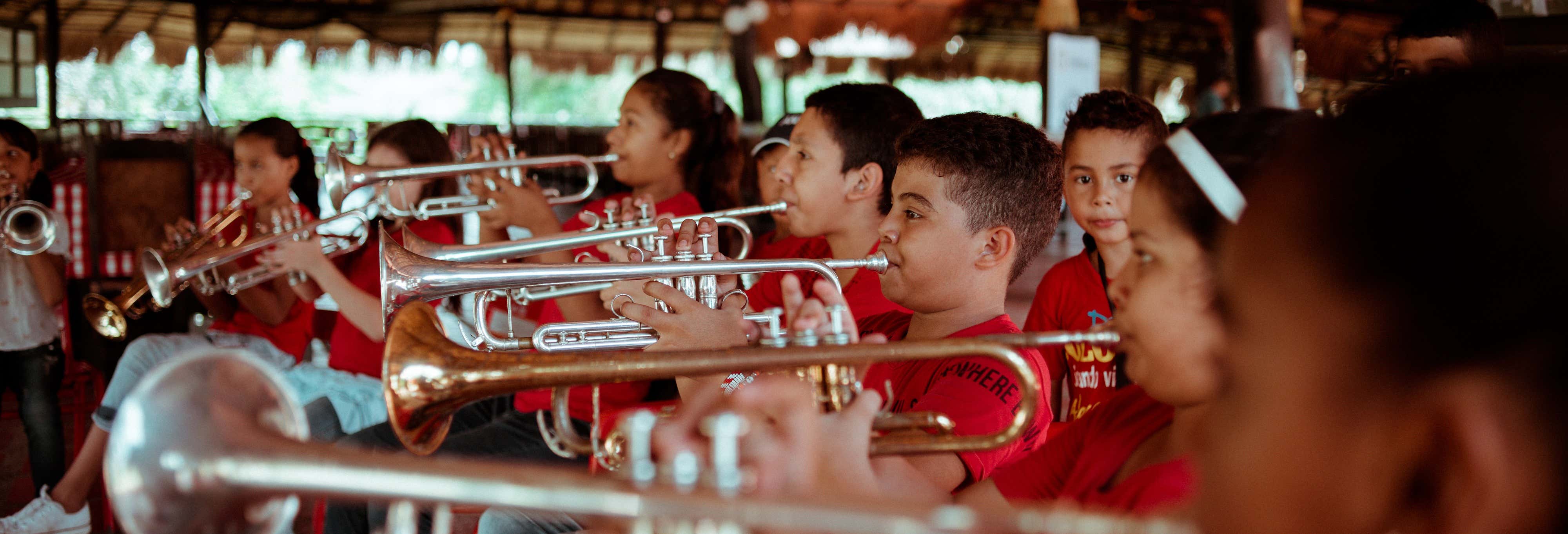 Clase de música con la Banda Baranoa