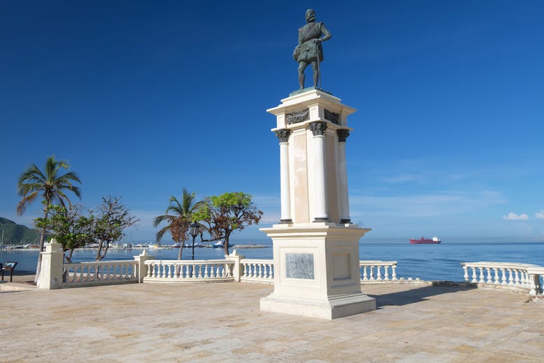 Monumento a Rodrigo de Bastidas, en Santa Marta
