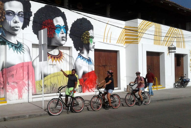 Visitando Cartagena de bicicleta