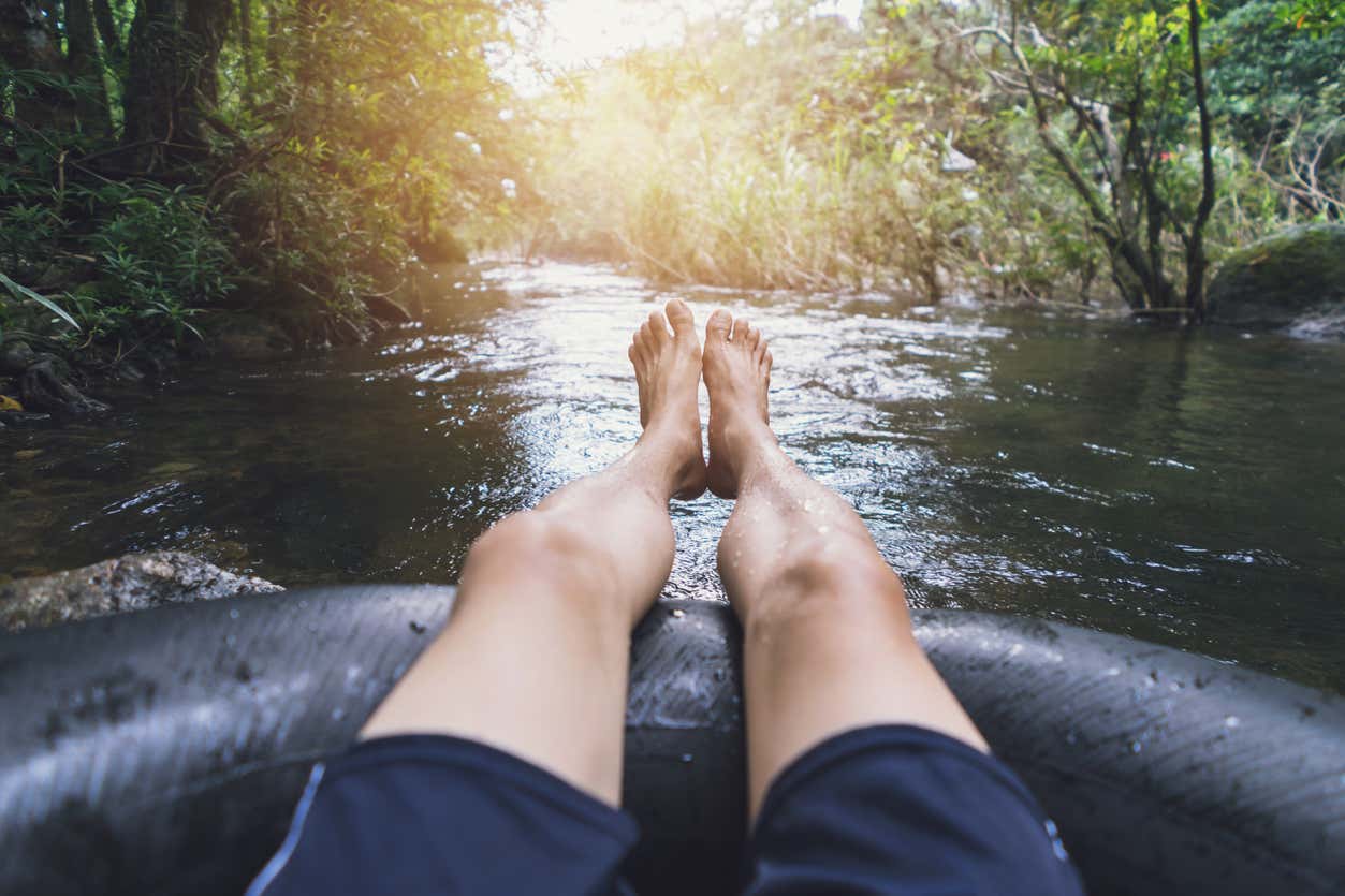 Tubing en el cañón del río Güape desde Villavicencio