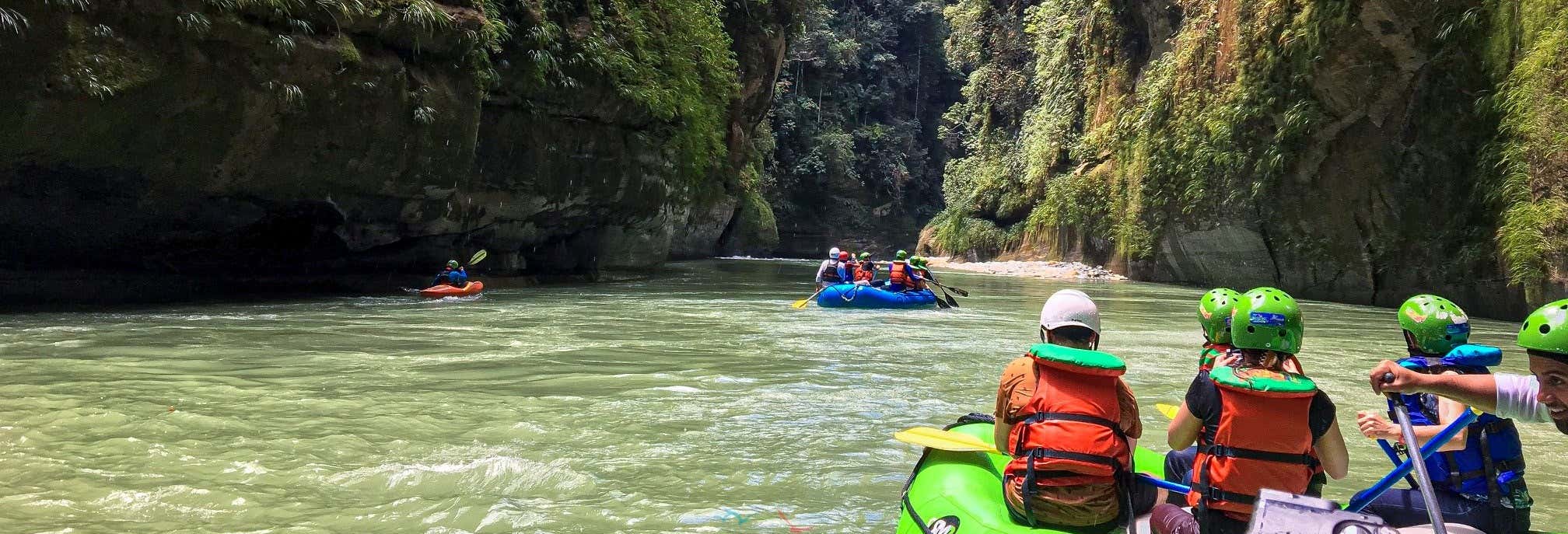 Rafting en el cañón del río Güejar desde Villavicencio