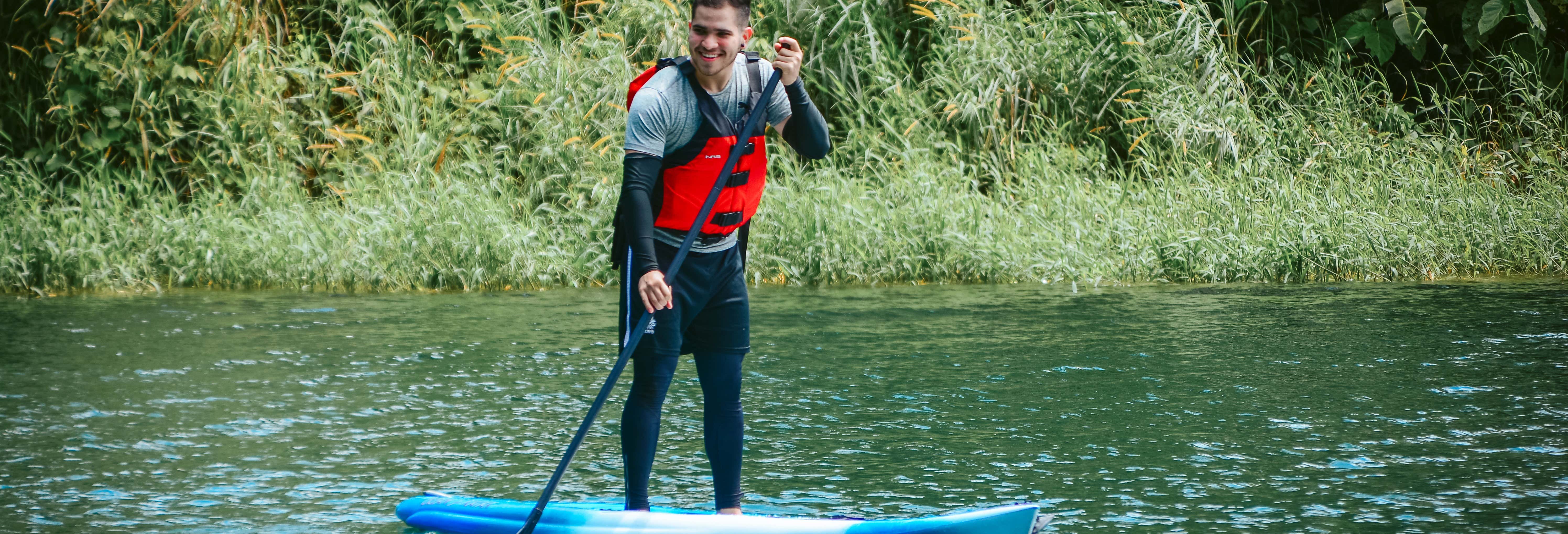 Paddle surf en la laguna Arenal
