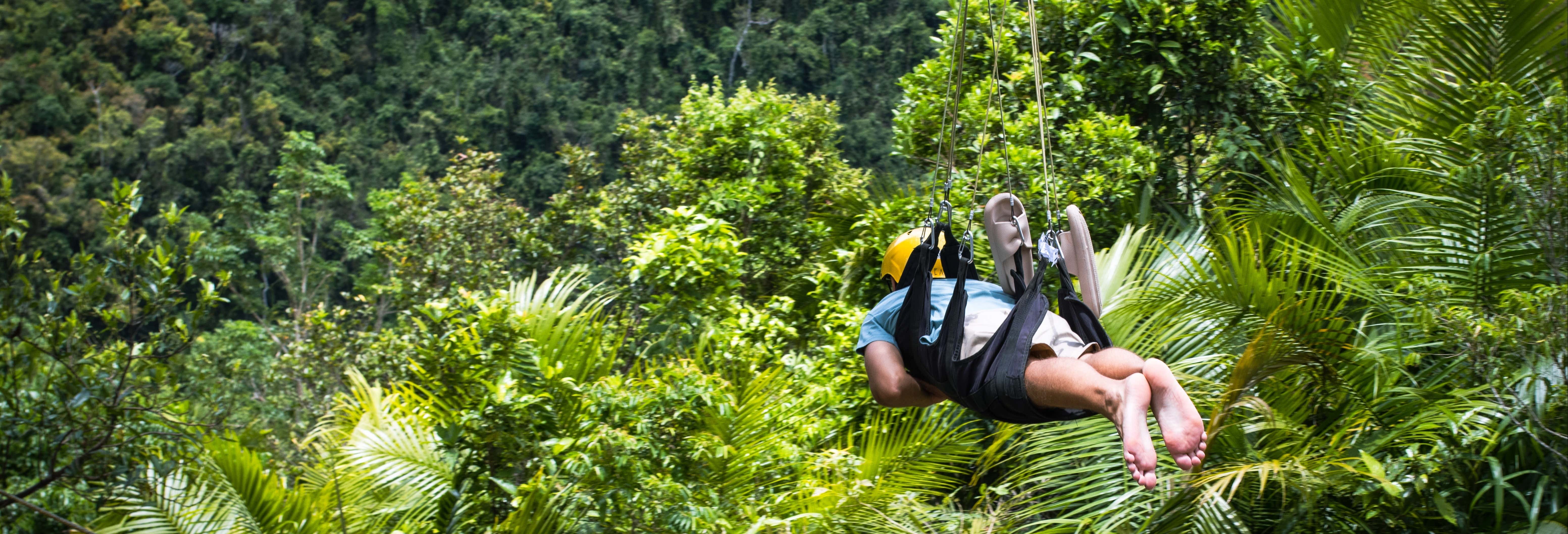 Tirolinas en Manuel Antonio