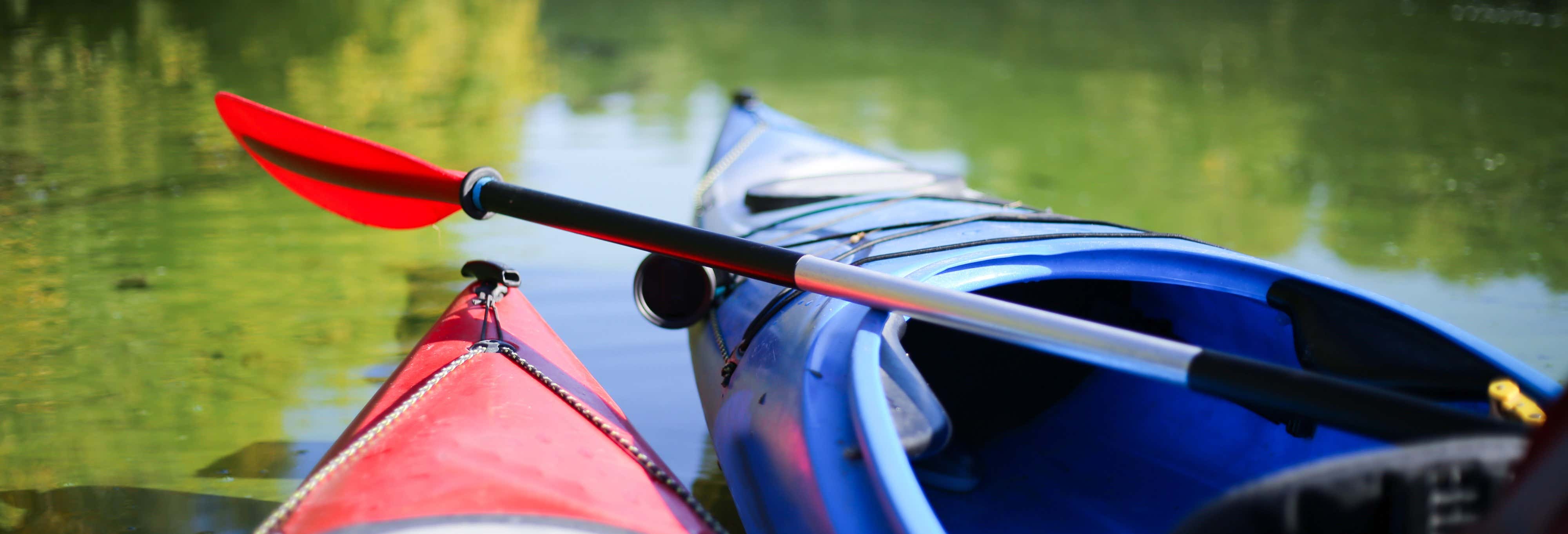 Tour privado en kayak por la laguna de Río Cuarto desde San José
