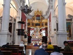 La Chiesa di San Biagio dall'interno