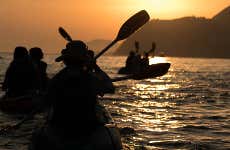 Tour in kayak al tramonto