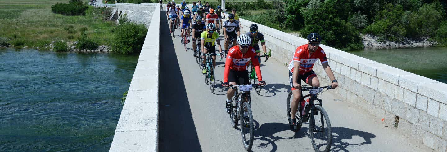 Tour en bicicleta por el valle de Sinj