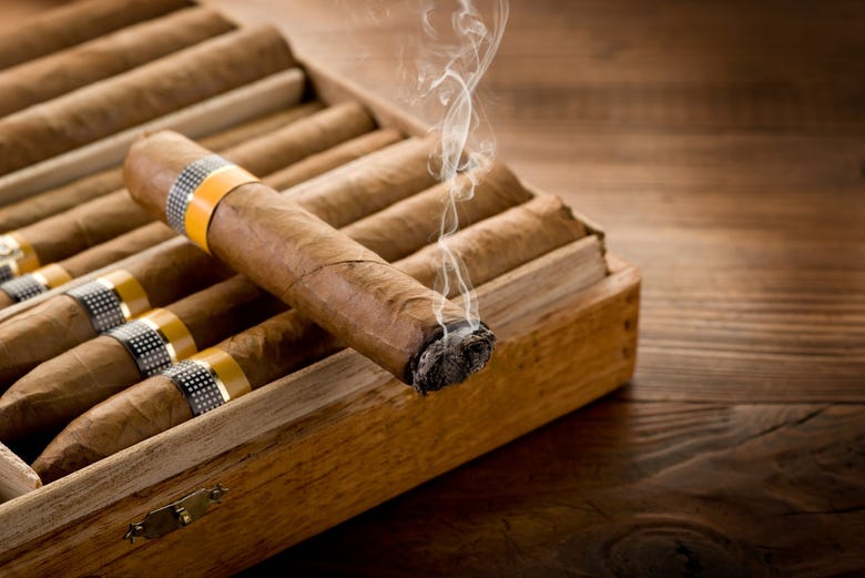 Caja de puros cubanos
