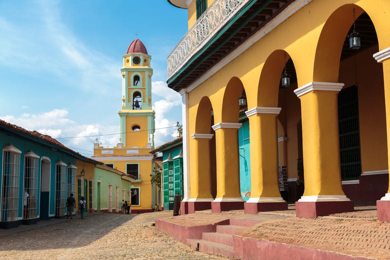 Edificios de colores de Trinidad