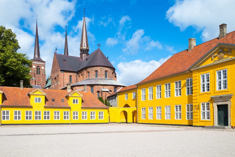 Roskilde's picturesque historic centre