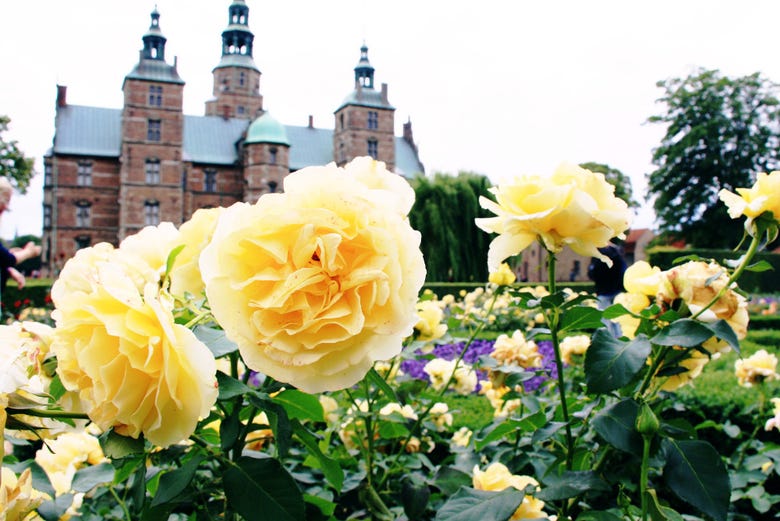 Beautiful gardens in the grounds of Rosenborg