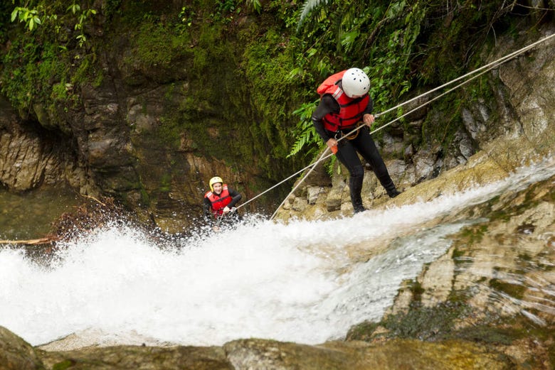 Canyoning on the river