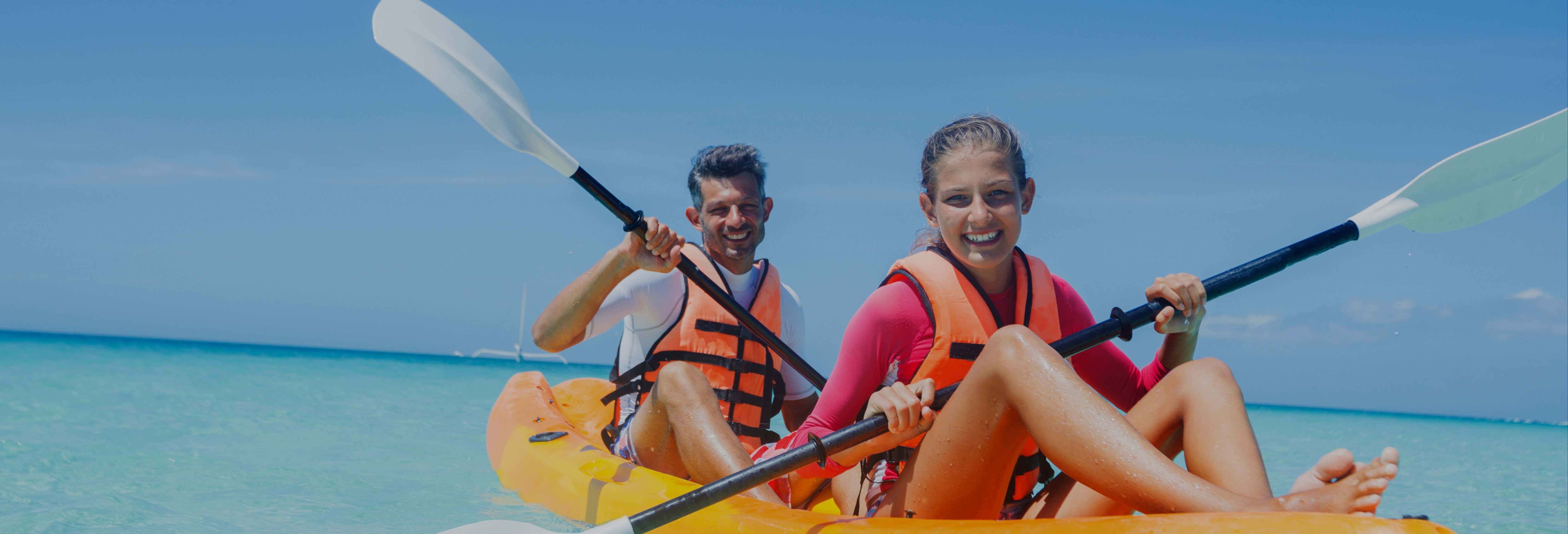 Kayak o paddle surf en la bahía de Santa Cruz