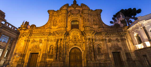 Entrada a la iglesia de la Compañía