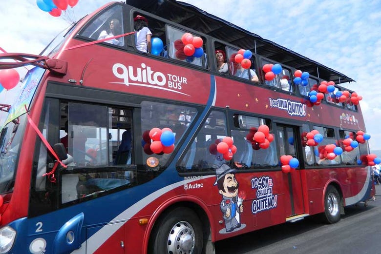 Autobus turistico di Quito