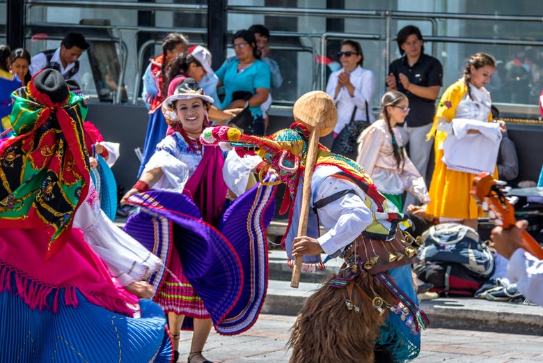 Traditional Ecuadorian dance