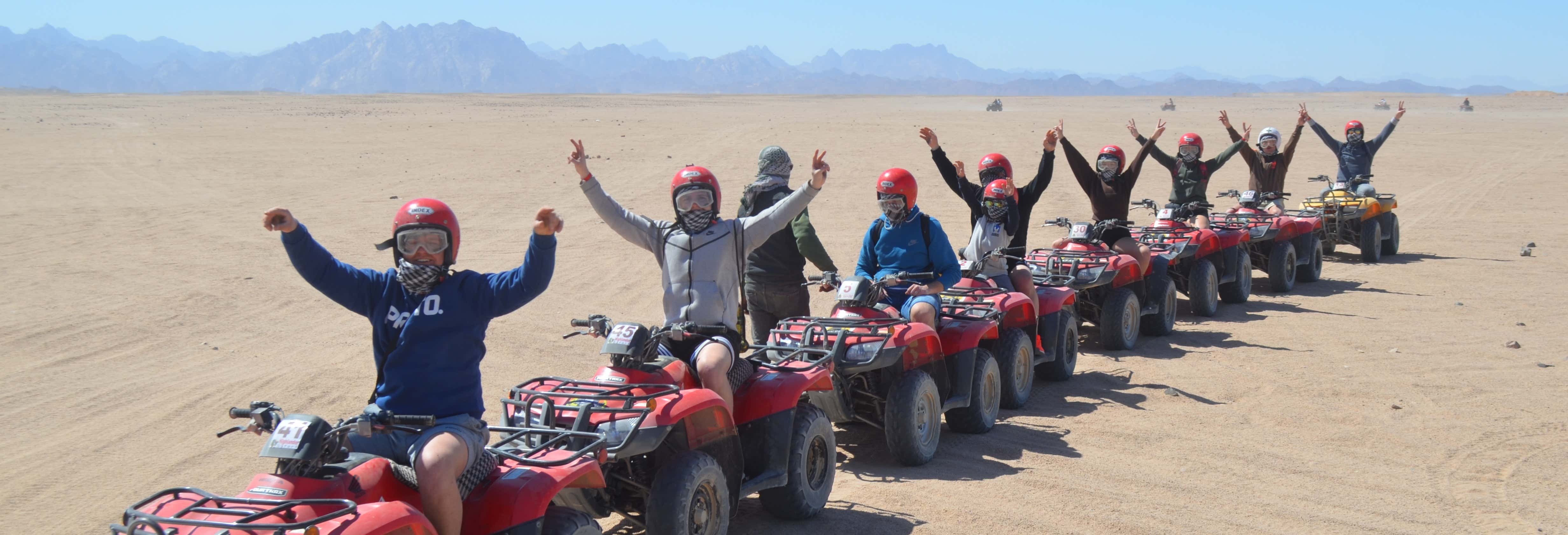 Tour en quad y safari por el desierto desde Hurghada