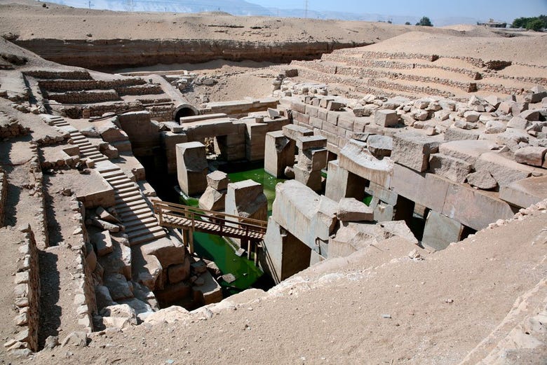 Templo dedicado a Osíris em Abidos