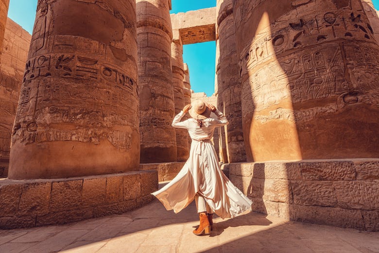 Visitando el Templo de Karnak