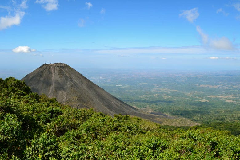 View of the Santa Ana Volcano