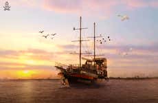 Dubai Canal Pirate Boat Ride & Dinner