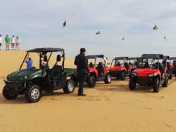 Desert safari in a buggy