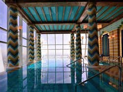 The indoor pool of the Burj Al Arab