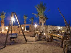 A luxury camp in the desert of Dubai