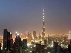 Dubai at night