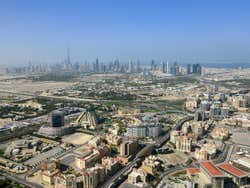 Dubai seen from the helicopter