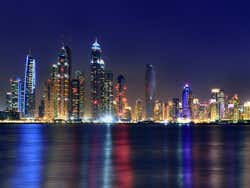 Skyline of Dubai Marina
