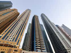 Buildings in Dubai Marina