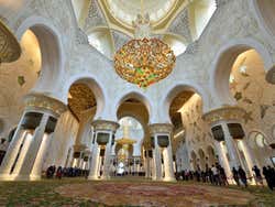 Sheikh Zayed Mosque in Abu Dhabi