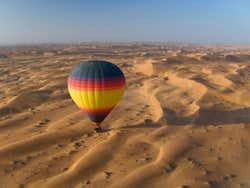 A balloon ride over the desert of Al Ain