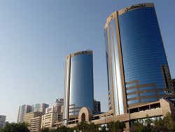 Twin towers in Dubai