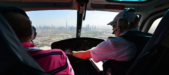 Paseo en helicóptero por Dubái