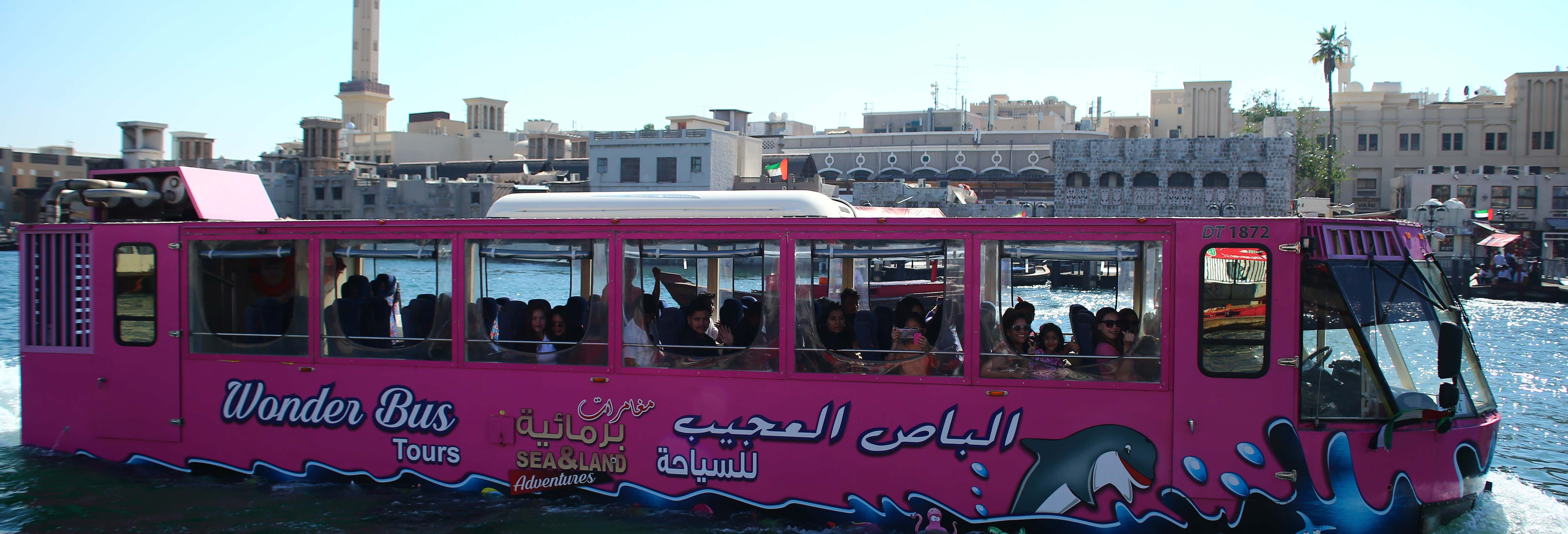 Tour en autobús anfibio por Dubái